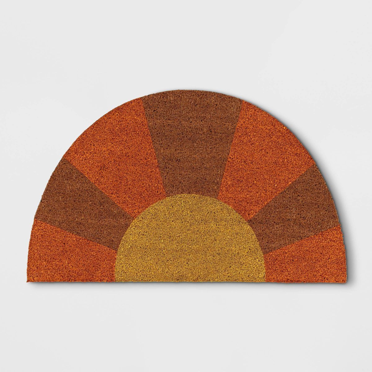 1'6"x2'6" Half Sun Doormat Orange - Sun Squad™ | Target