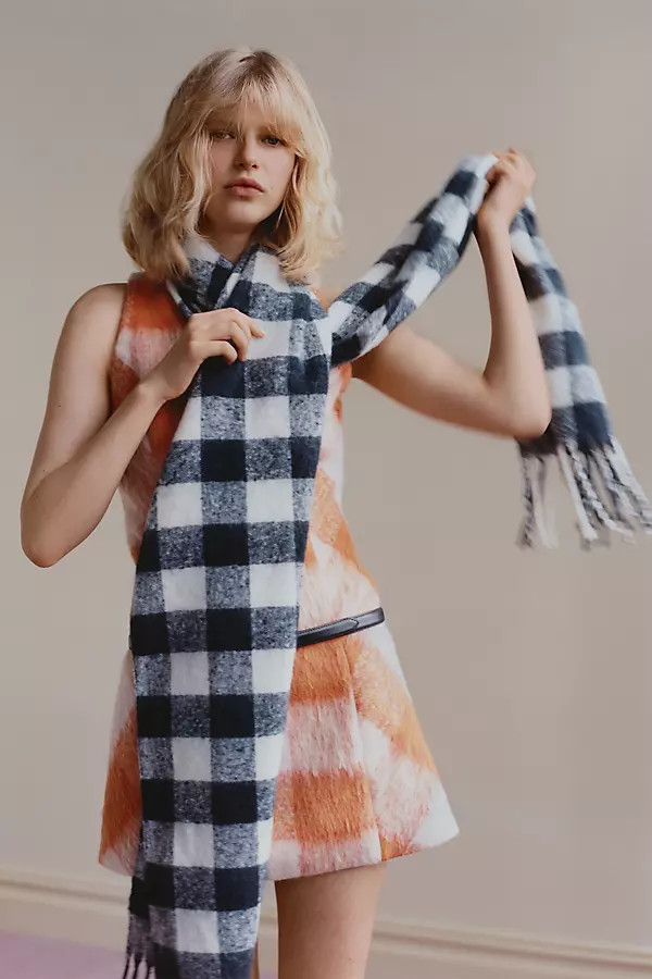 Brushed Gingham Scarf | Anthropologie (US)