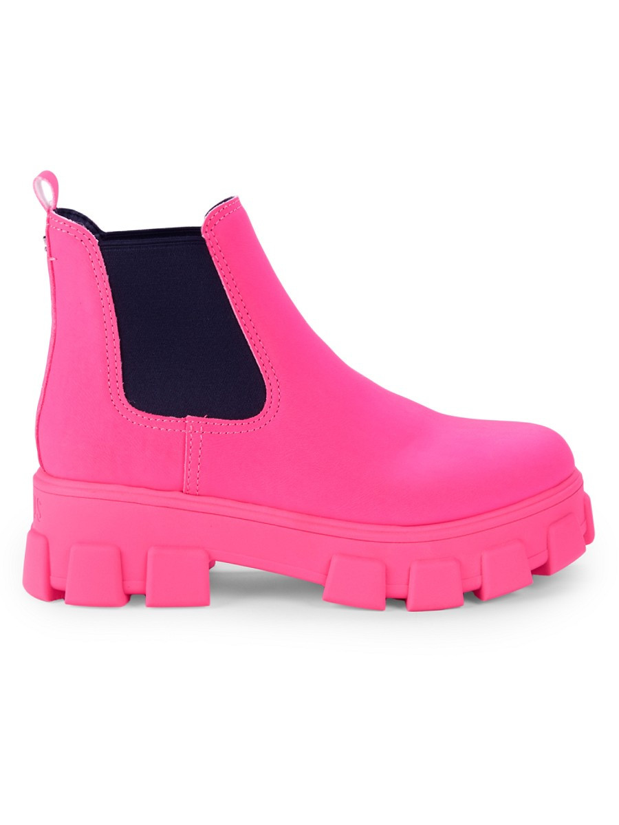 Circus by Sam Edelman Women's Darielle Chelsea Boots - Neon Pink - Size 5.5 | Saks Fifth Avenue OFF 5TH