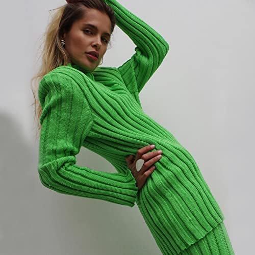zcqq 2021 Fall/Winter Women's Pure Color Hanging Striped Shoulder Pads Fashion Casual Two-Piece Swea | Amazon (US)