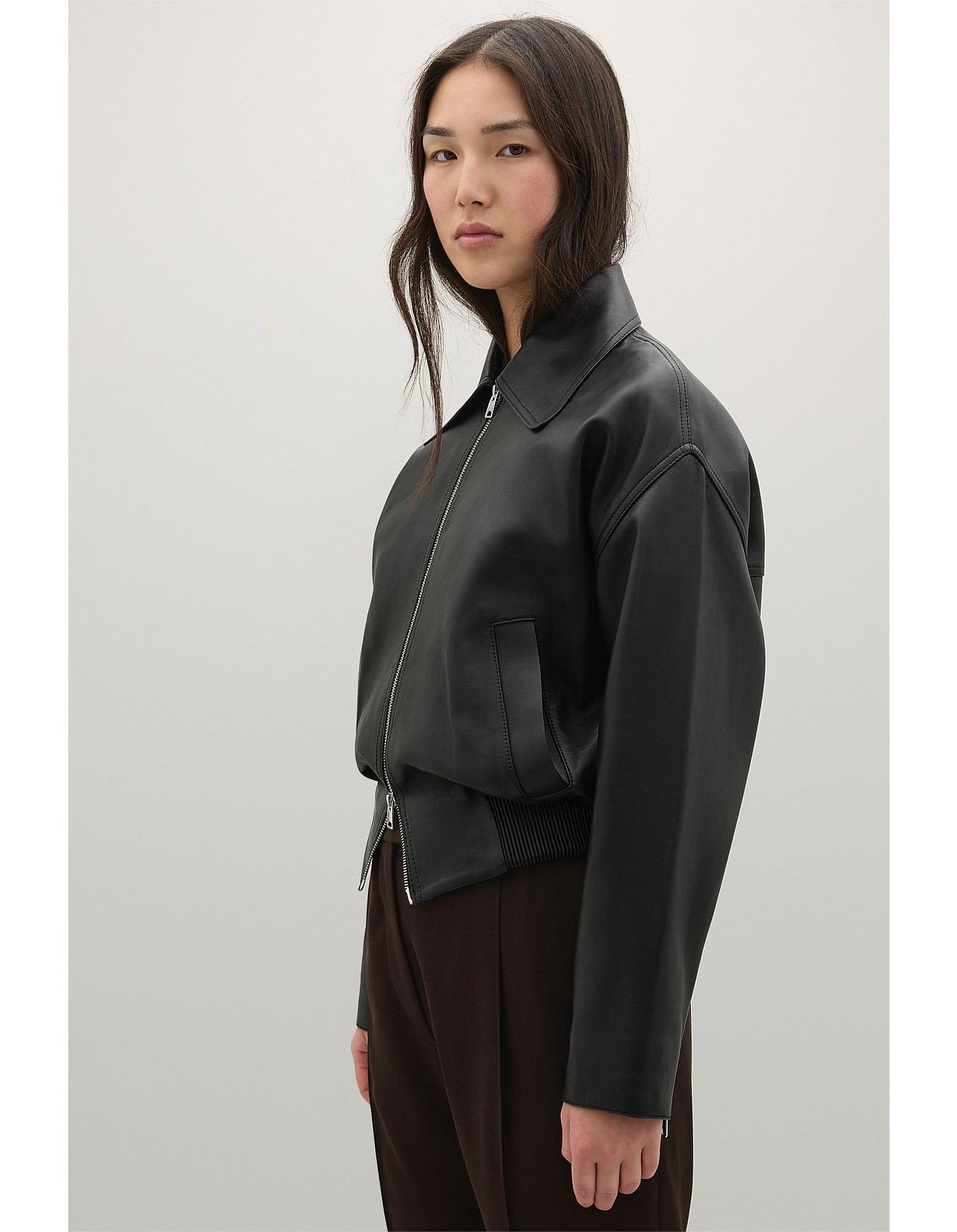 VROMAN LEATHER JACKET | David Jones (Australia & New Zealand)