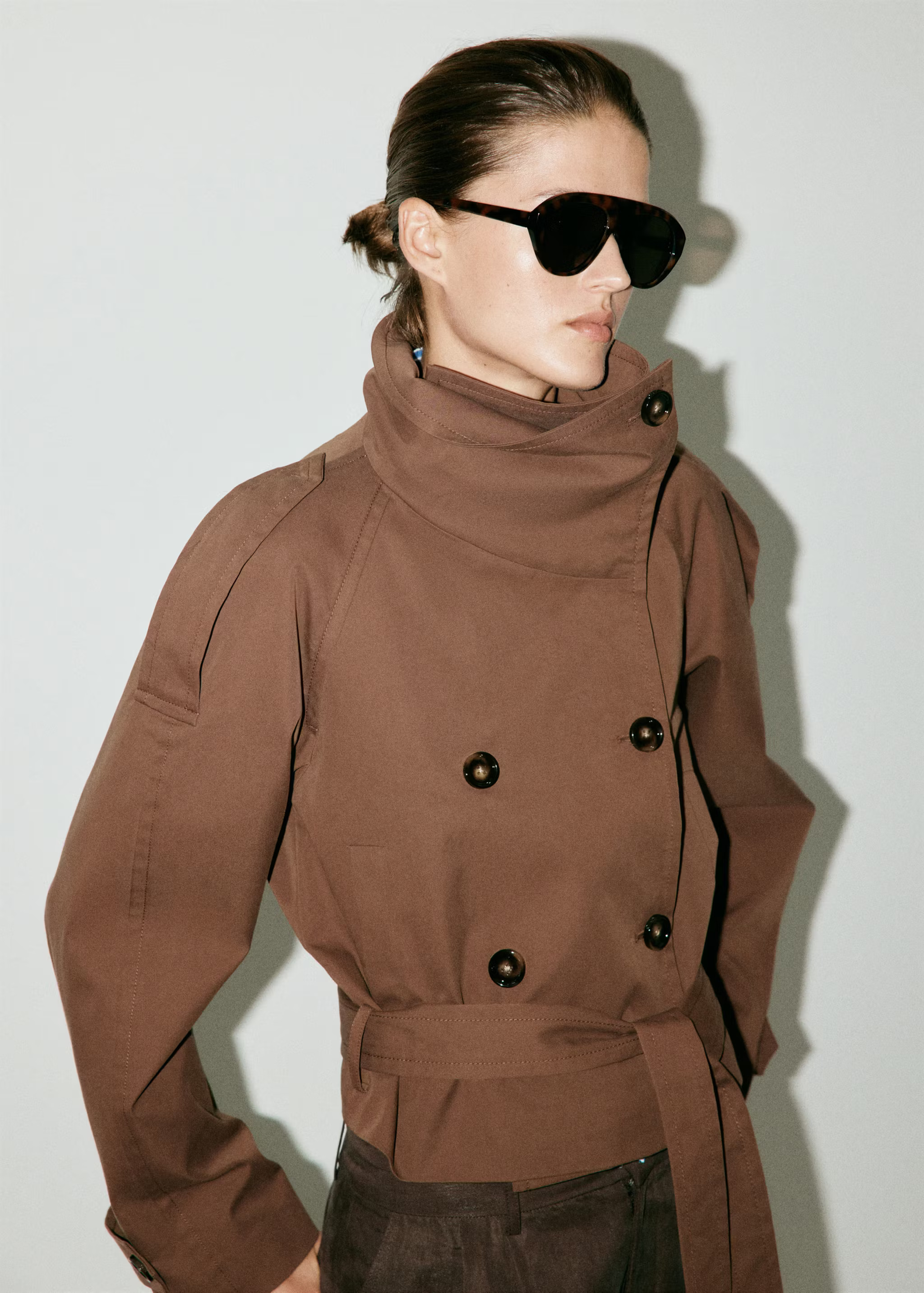 Trench crop doppiopetto | Mango EU