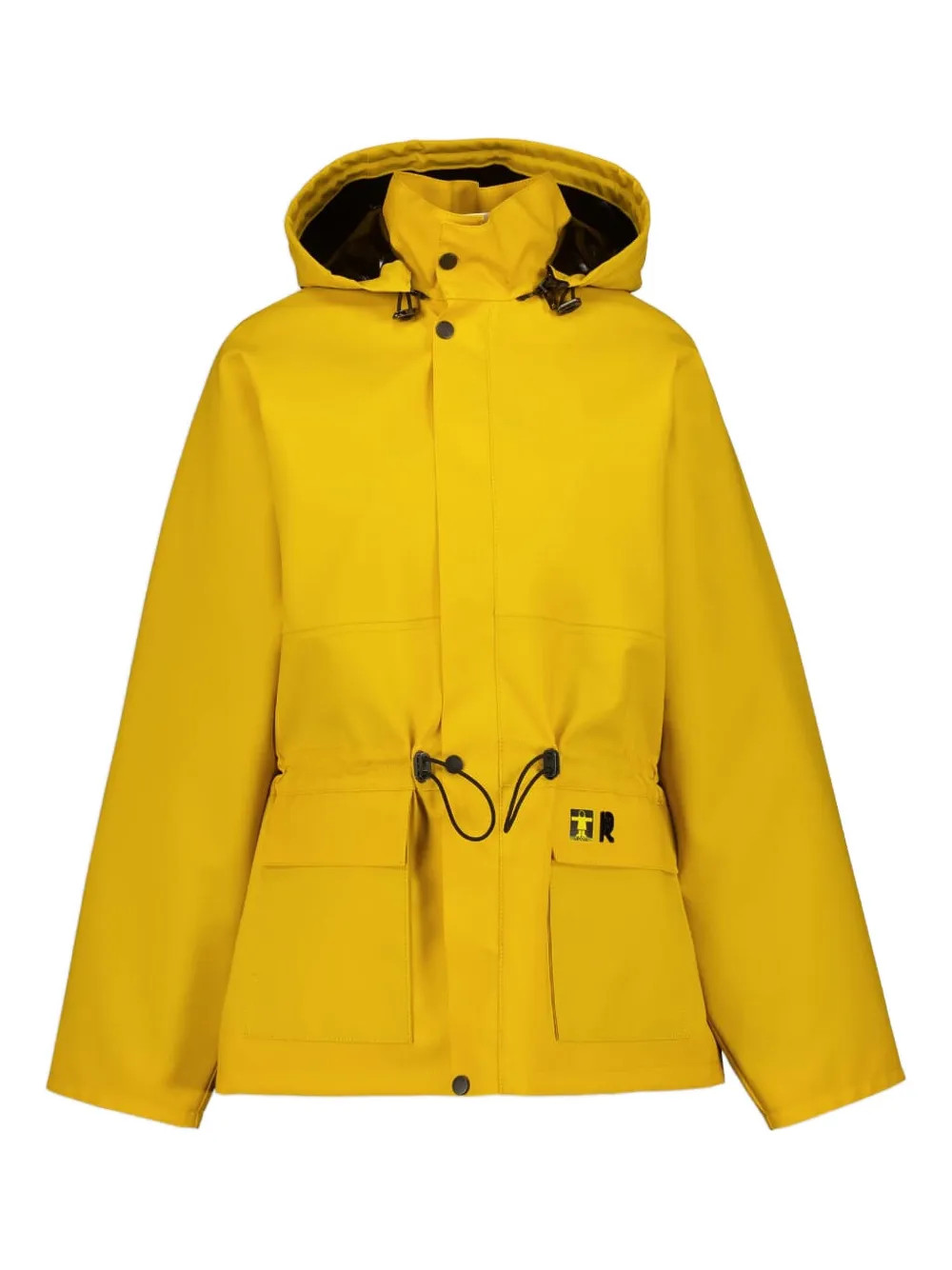hooded drawstring raincoat | Farfetch Global