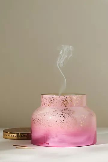 Capri Blue Giant Pink Shimmer Jar Candle | Anthropologie (US)
