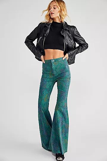 Throw It Back Reversible Flare Jeans | Free People (Global - UK&FR Excluded)