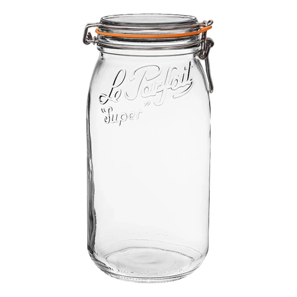 Super Jar Glass Canister - Set of 3 (Set of 3) | Wayfair North America