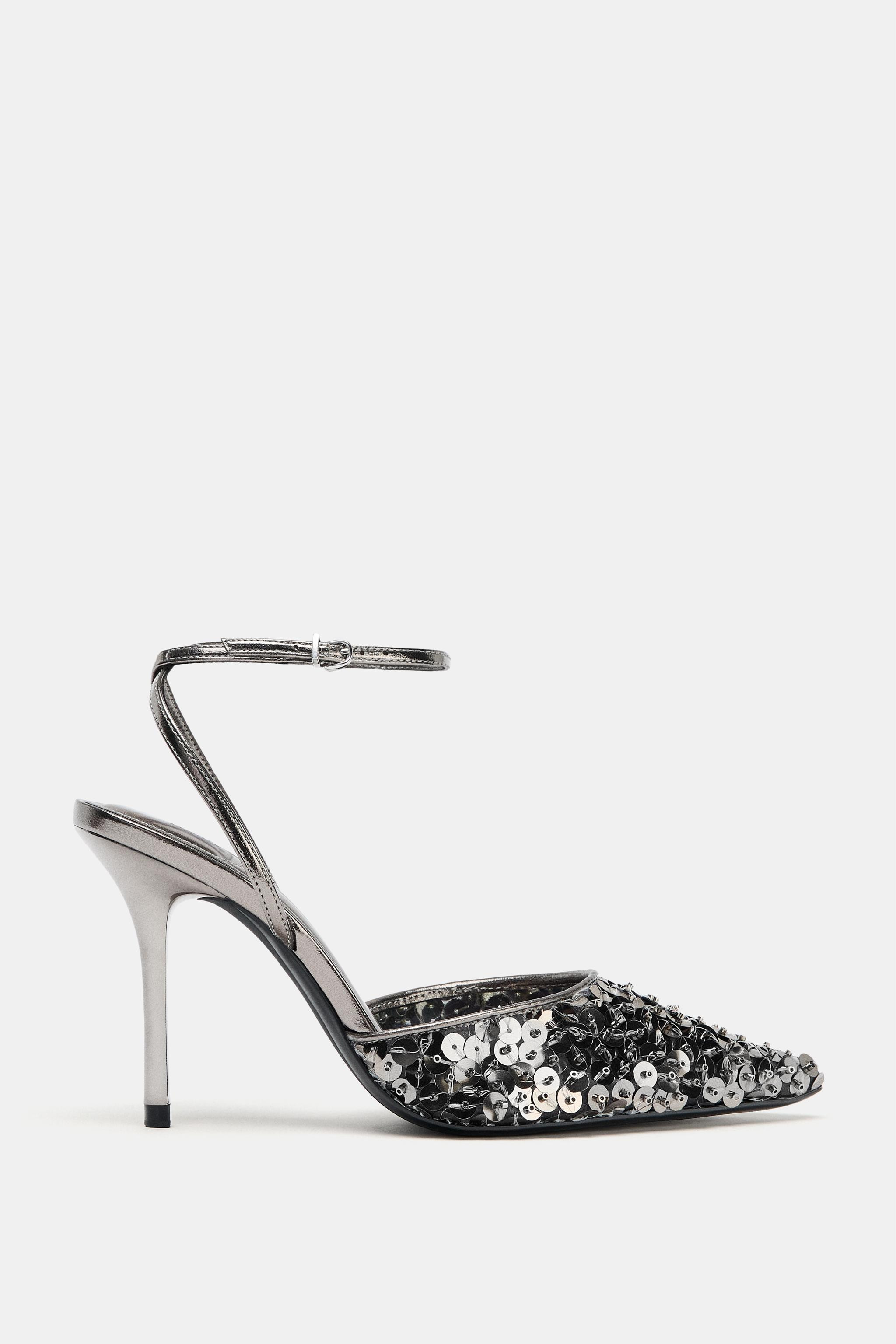 SEQUIN HEELS | Zara US