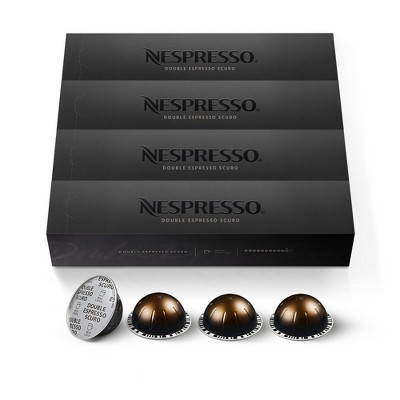 Nespresso Vertuo Double Espresso Scuro Capsules Medium Roast - 40ct | Target
