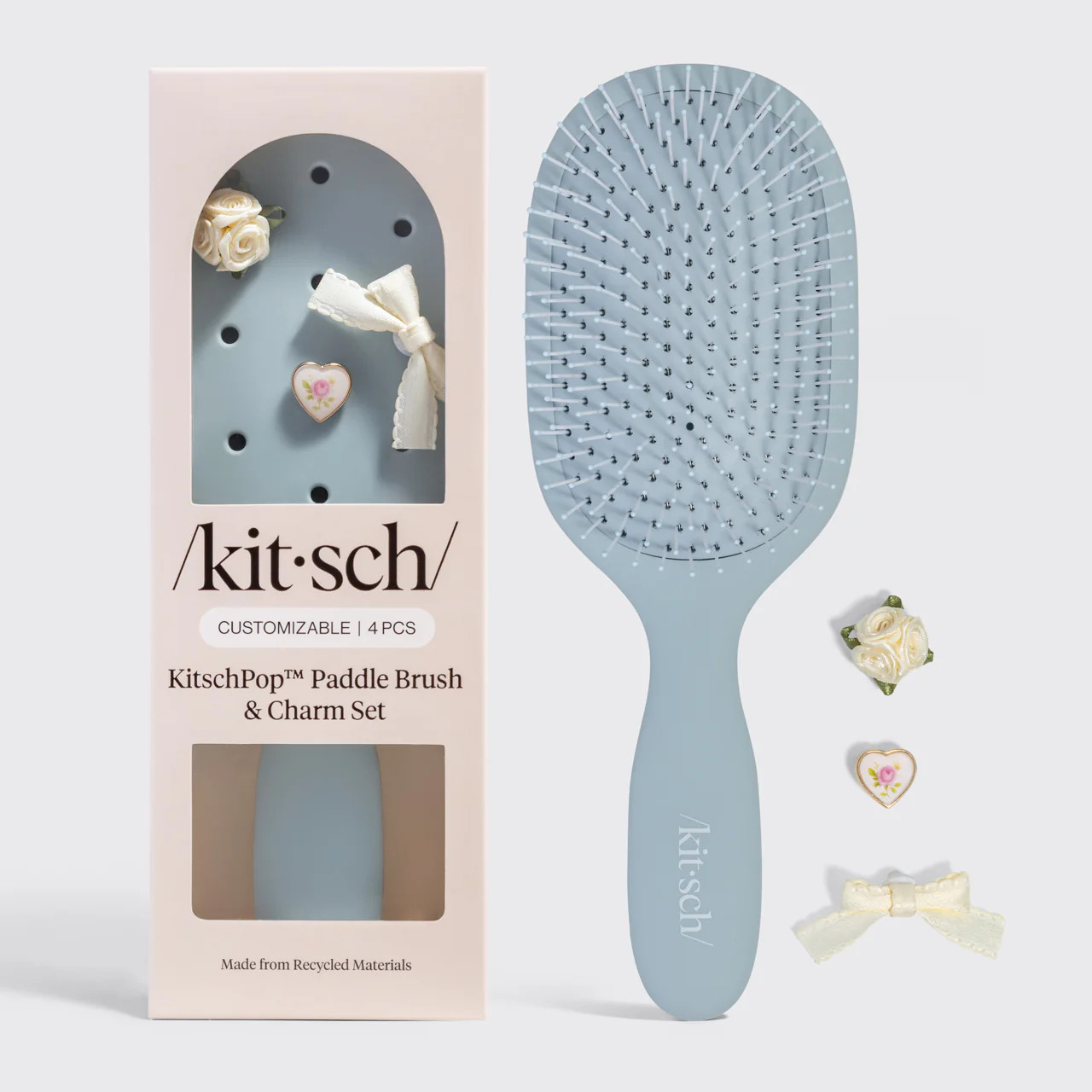 KitschPop™️ Paddle Brush in Haze Blue | Kitsch