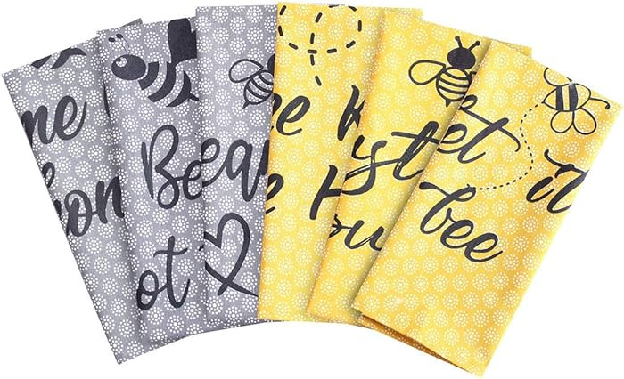 ACCENTHOME Cotton Kitchen Towels Set of 4 - Absorbent Dish Towels Set | Tea Towels | Bar Towels |... | Amazon (CA)