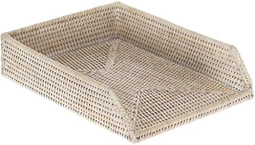 KOUBOO La Jolla Rattan Stackable Letter Tray, Paper Organizer, File Tray, Paper Tray, Desk Tray, ... | Amazon (US)