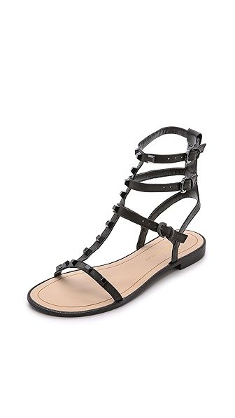 Rebecca Minkoff Georgina Studded Sandals - Black | Shopbop