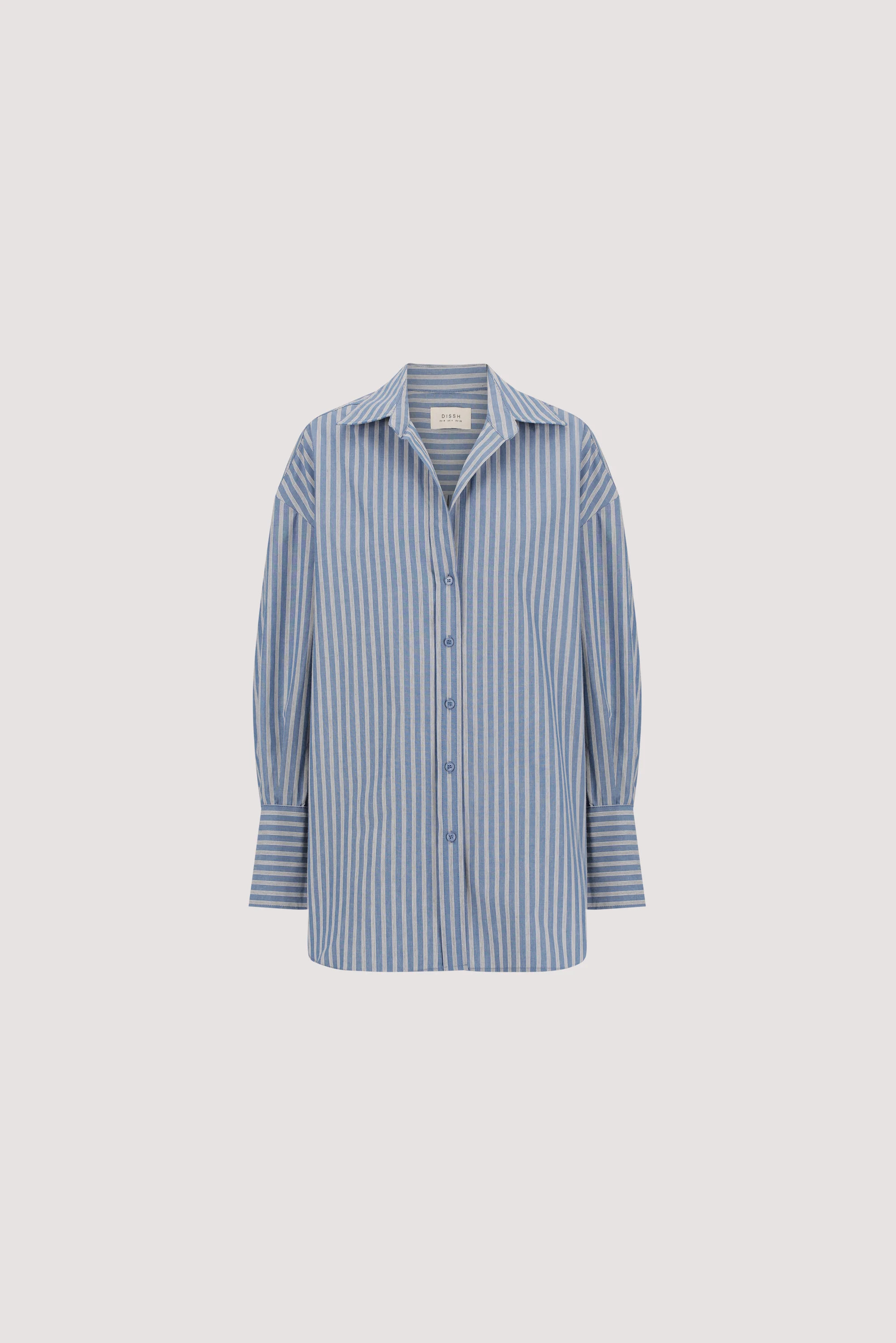 GRACIE BLUE STRIPE SHIRT | DISSH
