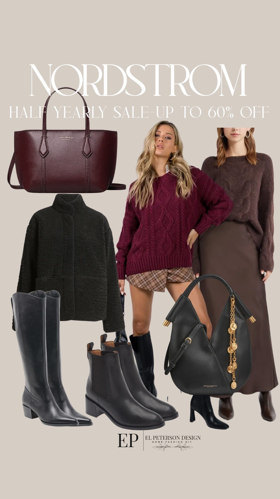 Nordstrom 
Half yearly sale-up to 60% off
Purse
Sweater
Boots
Purse


#LTKSaleAlert