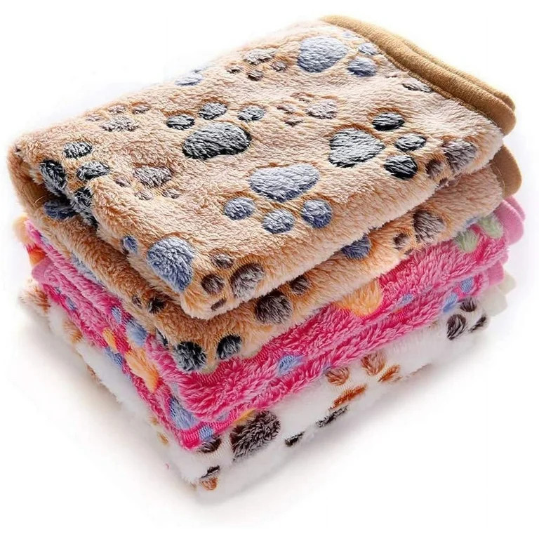 1 Pack 3 Blankets Super Soft Fluffy Premium Fleece Pet Blanket Flannel Throw for Dog Puppy Cat Pa... | Walmart (US)