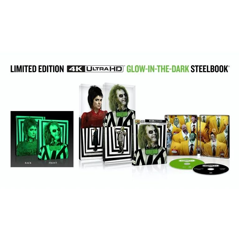 Beetlejuice Beetlejuice (Steelbook) (4K Ultra HD + Blu-ray + Digital Copy) | Walmart (US)