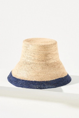 Van Palma Gina XL Straw Bucket Hat | Anthropologie (US)