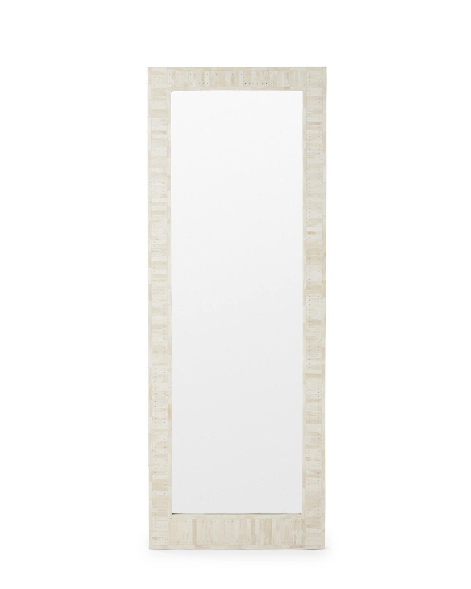 Cyprus Bone Inlay Floor Mirror | Serena and Lily