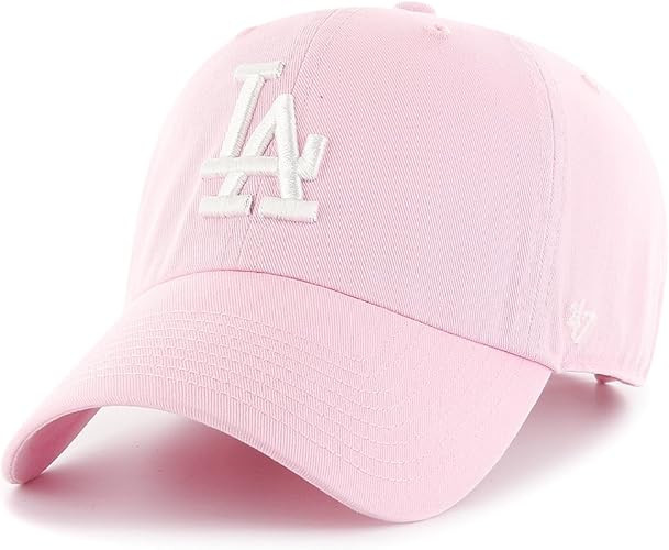 '47 Brand Relaxed Fit Cap - Clean UP LA Dodgers Petal Pink | Amazon (US)