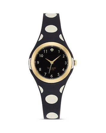 Black &amp; White Polka Dot Rumsey Watch, 30mm | Bloomingdale's (US)