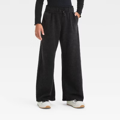 Girls' Fleece Wide Leg Pant - art class™ | Target