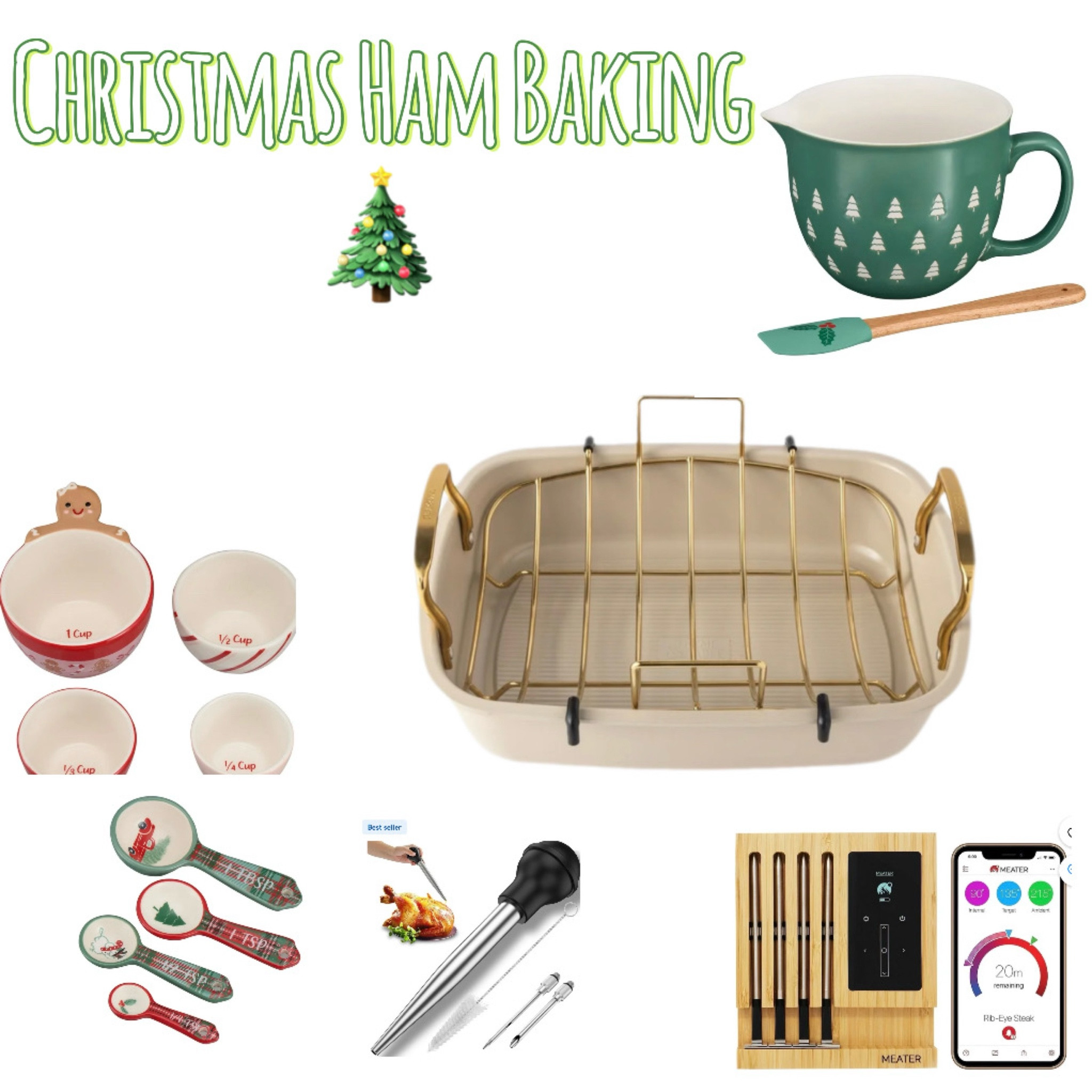 🎄 Christmas Ham Essentials 🎁🍖

Sharing the products I used to make the most delicious, show-stopping Christmas ham in my latest video! These must-haves helped take my ham to the next level  

#LTKHome #LTKHoliday #LTKSeasonal