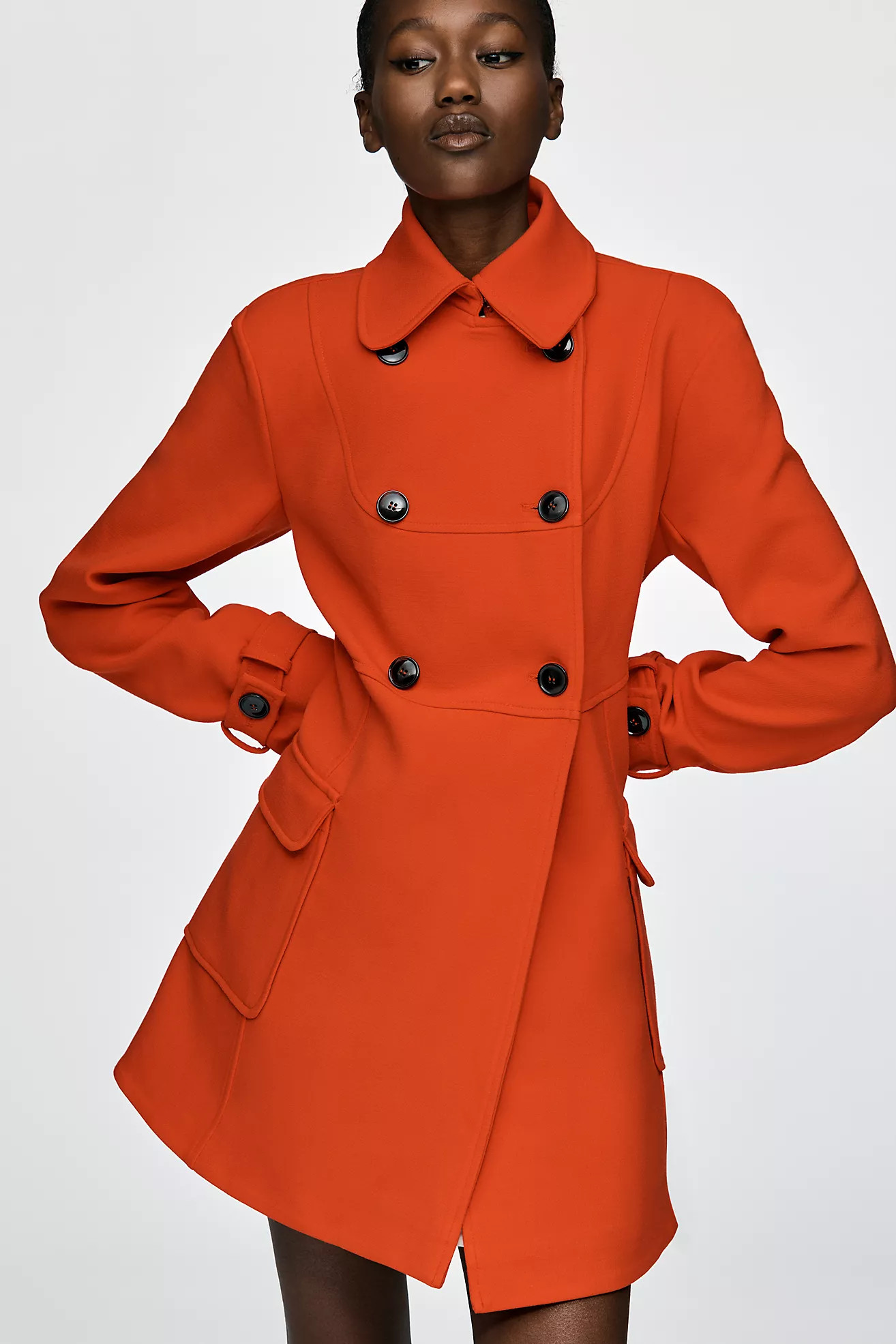 Maeve Fit & Flare Trench Coat | Anthropologie (US)