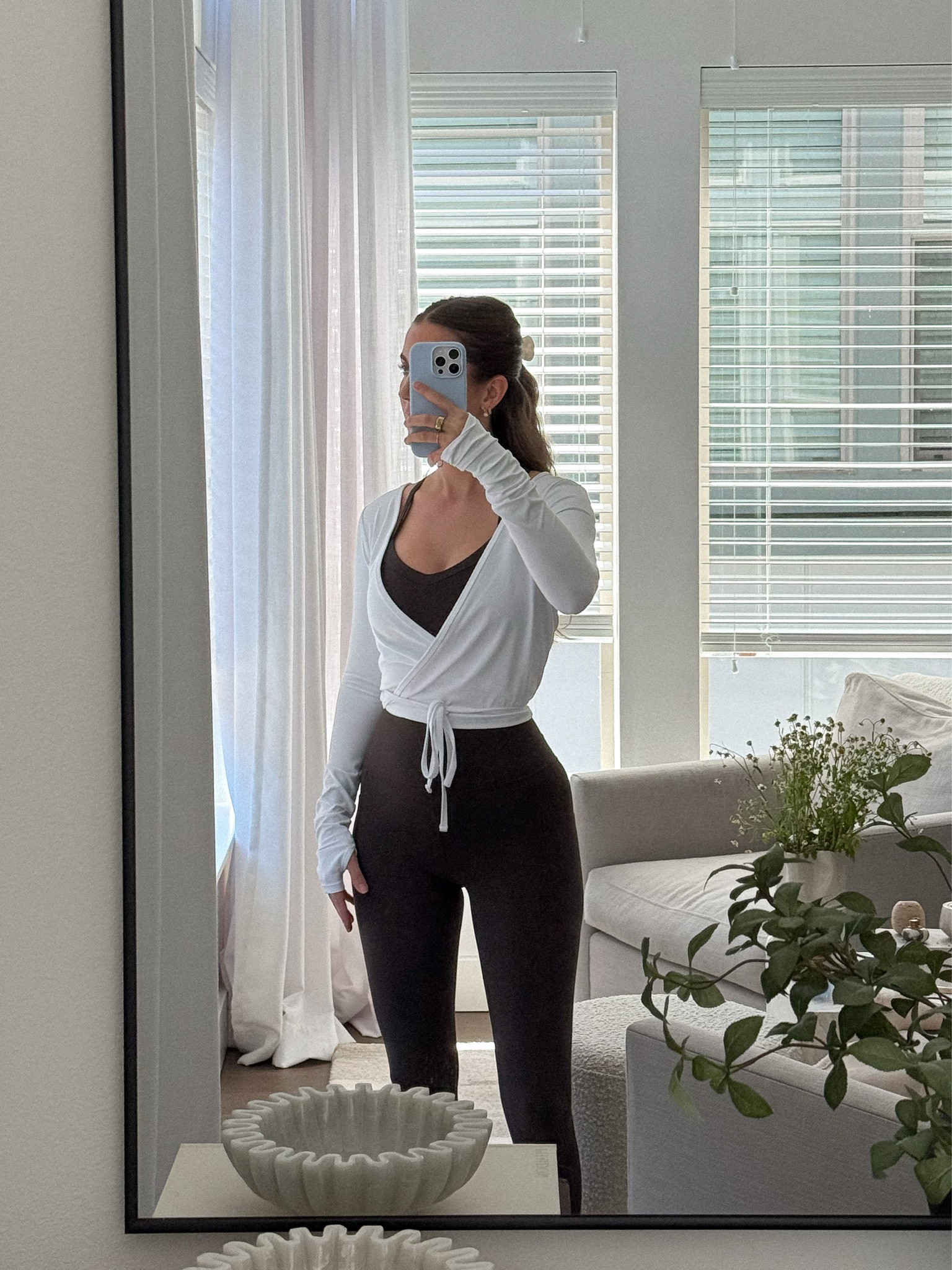 pilates uniform 🤎🤍

Athleta outfit, Athleta activewear, Pilates outfit, Pilates clothes, workout outfit, activewear outfit, brown leggings, wrap top, athleisure outfit, neutral activewear, workout clothes, Pilates style, studio outfit, fitness outfit

#LTKootd #LTKActive #LTKfitnessgoals