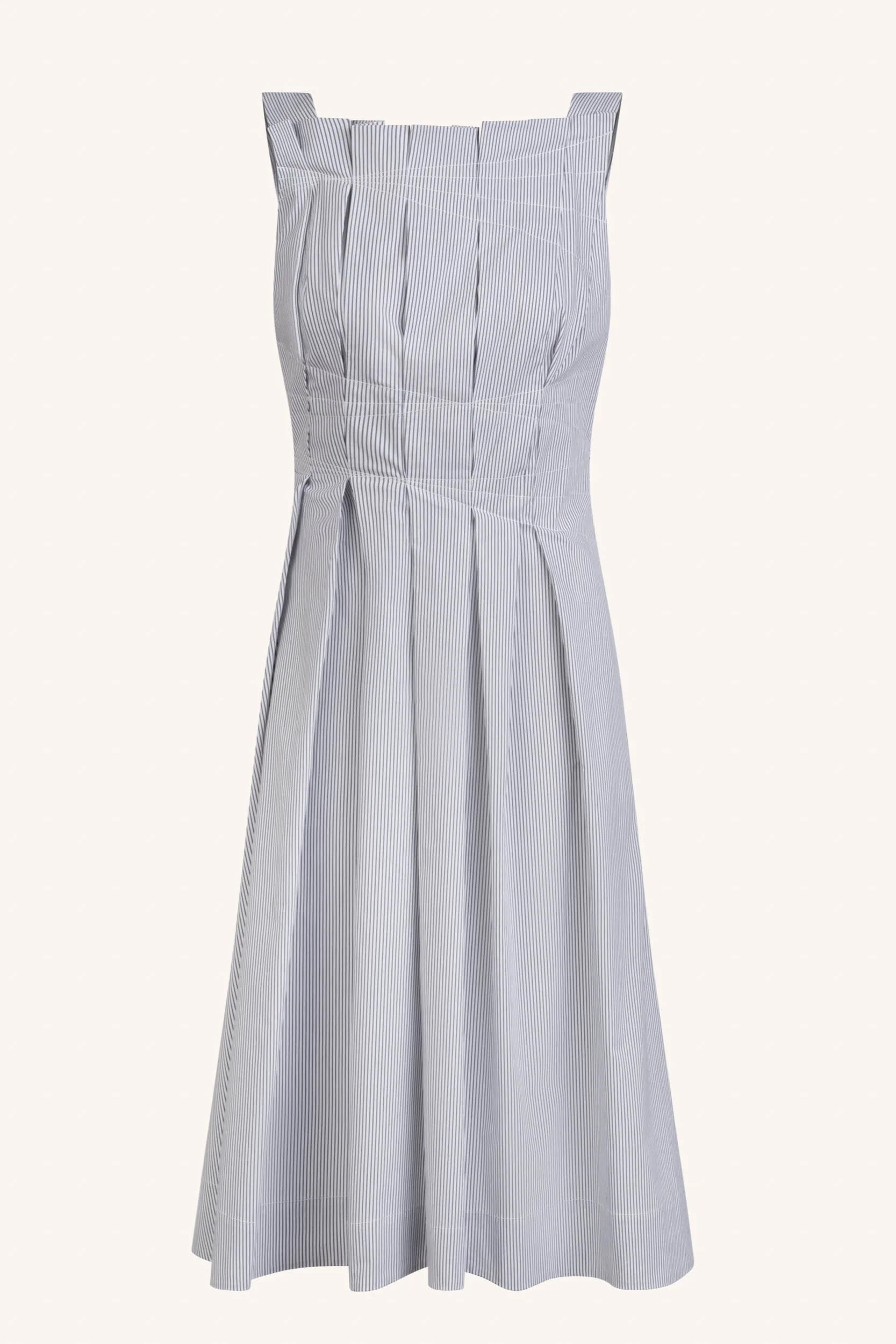 Nara Dress in Admiral Navy Stripe | Merlette NYC