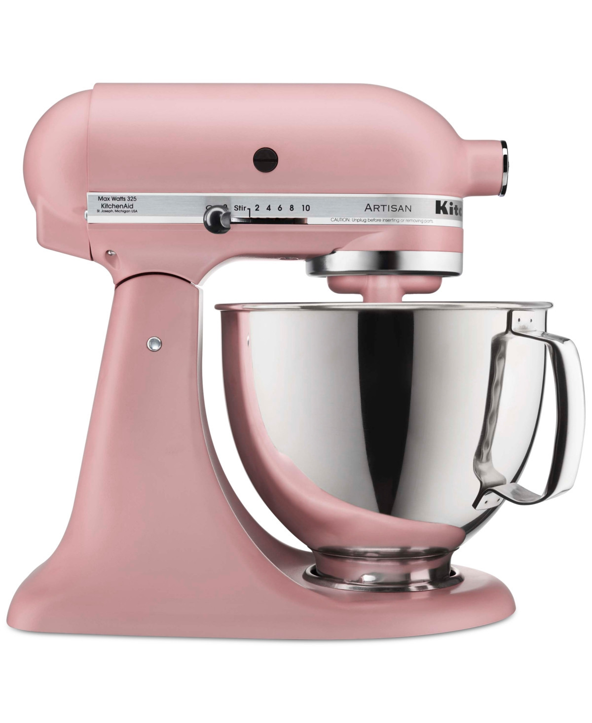 KitchenAid Artisan 5 Qt. Stand Mixer KSM150PS - Matte Dried Rose | Macy's