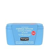 Amazon.com: Neutrogena Makeup Remover Facial Cleansing Towelettes, Daily Face Wipes Remove Dirt, ... | Amazon (US)