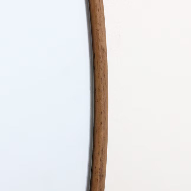 Origin 21 24-in W x 36.0-in H Arch Warm walnut Polished Wall Mirror | Lowe's