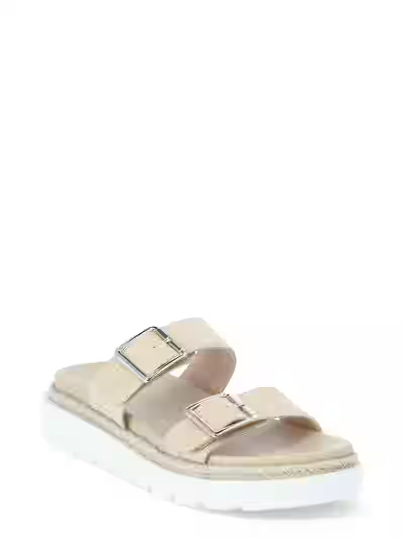Madden NYC Women’s Flatform Two Strap Sandals | Walmart (US)