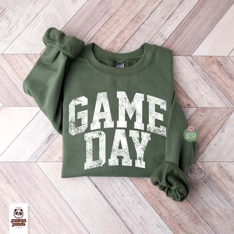 Game Day Sweatshirt, Sports Mascot Sweater, Football Gameday Sweatshirt, School Team Sweatshirt, ... | Etsy (US)