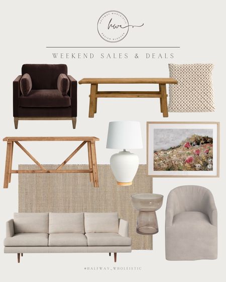 Weekend sales and deals! 

Sofa. Home decor. Art. Furniture. Chair. Dining chair. Console table. Coffee table  

#LTKhome #LTKSale #LTKSeasonal