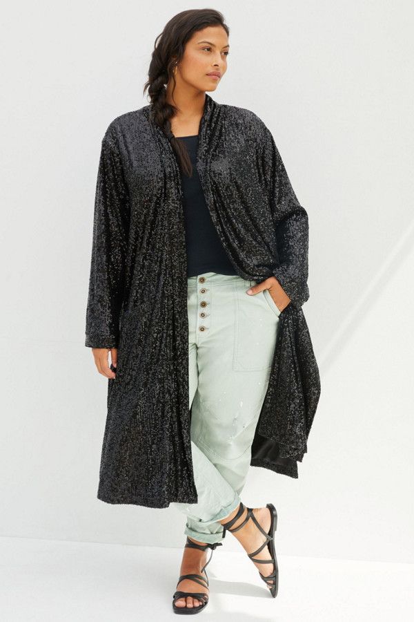 Sequined Duster Jacket | Nuuly