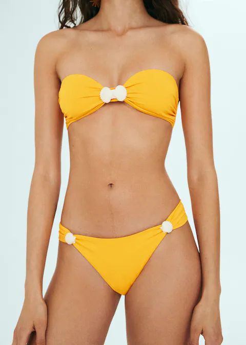 Classic scalloped bikini bottoms -  Women | Mango USA | MANGO (US)