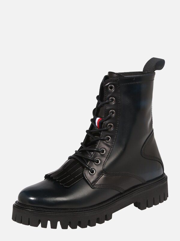 TOMMY HILFIGER Schnürboots 'HALLY 2A' in dunkelblau | ABOUT YOU (DE)