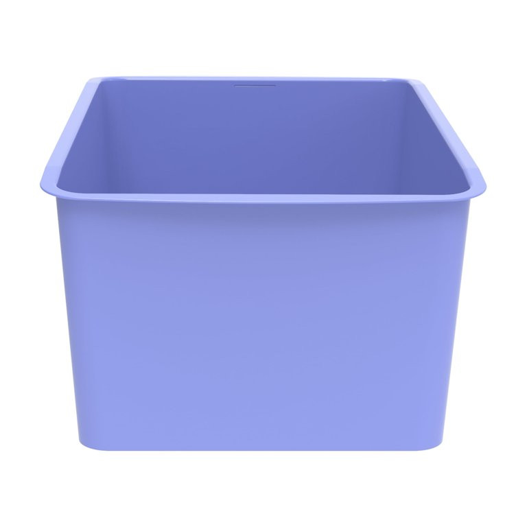 Pen+Gear Plastic Small Cubby Bin, Desktop Organizer, Periwinkle, 6-Pack | Walmart (US)
