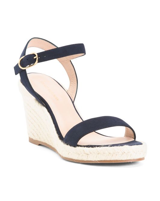 Made In Spain Wedge Leather Sandals | TJ Maxx