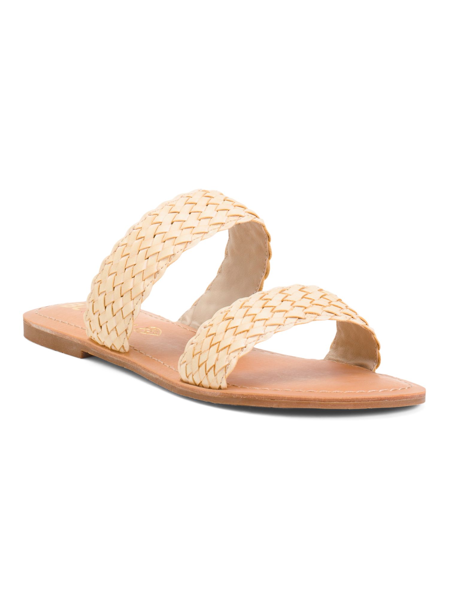 Double Banded Woven Sandals | TJ Maxx