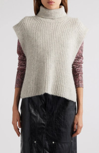 Click for more info about Isabel Marant Étoile Megan Cap Sleeve Alpaca Blend Tunic Sweater | Nordstrom