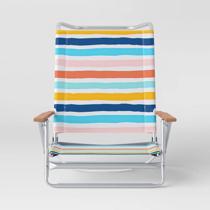5 Position Patio Chair Striped - Sun Squad™ | Target