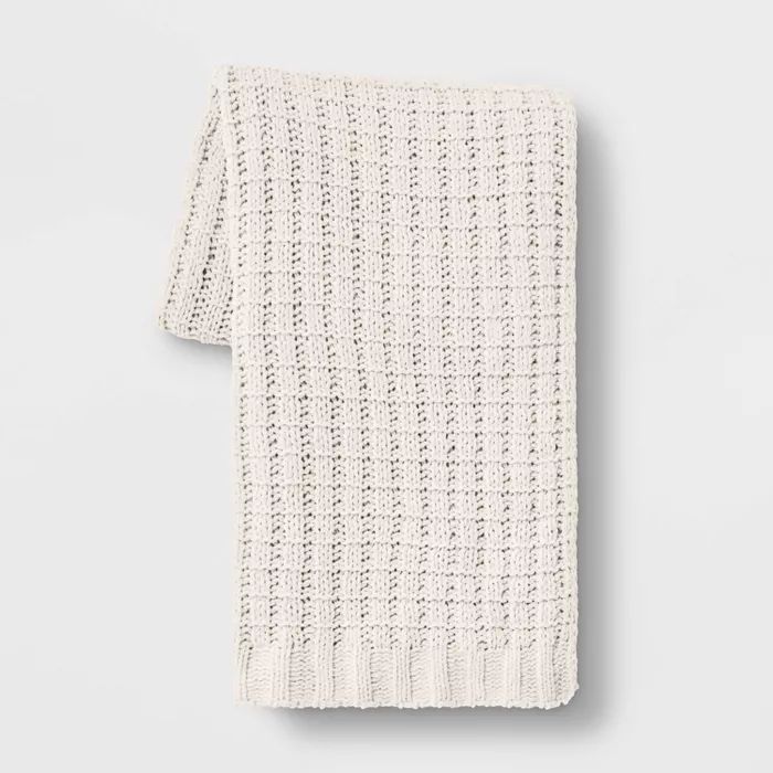 Solid Chenille Throw Blanket - Threshold™ | Target