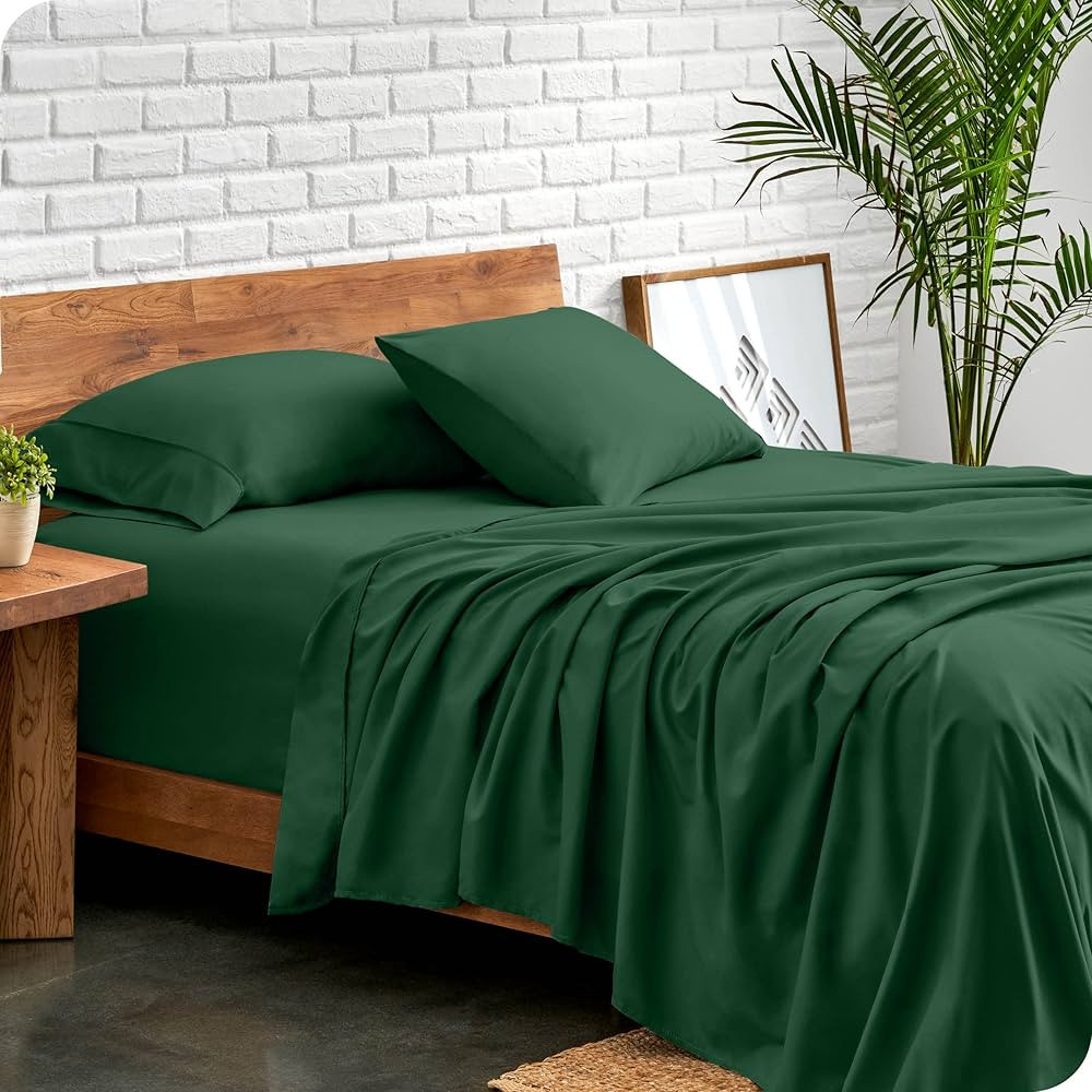 Bare Home Queen Sheet Set - 1800 Ultra-Soft Microfiber Queen Bed Sheets - Double Brushed - Queen ... | Amazon (CA)