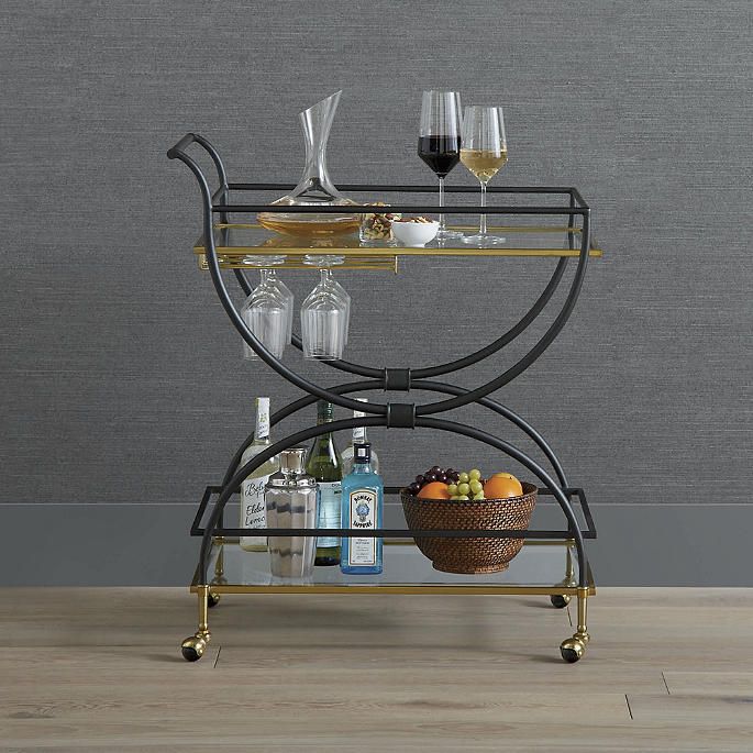 Angelina Bar Cart | Frontgate | Frontgate