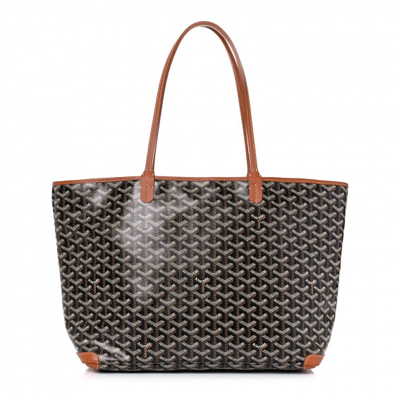 GOYARD Goyardine Artois MM Black Gold | Fashionphile