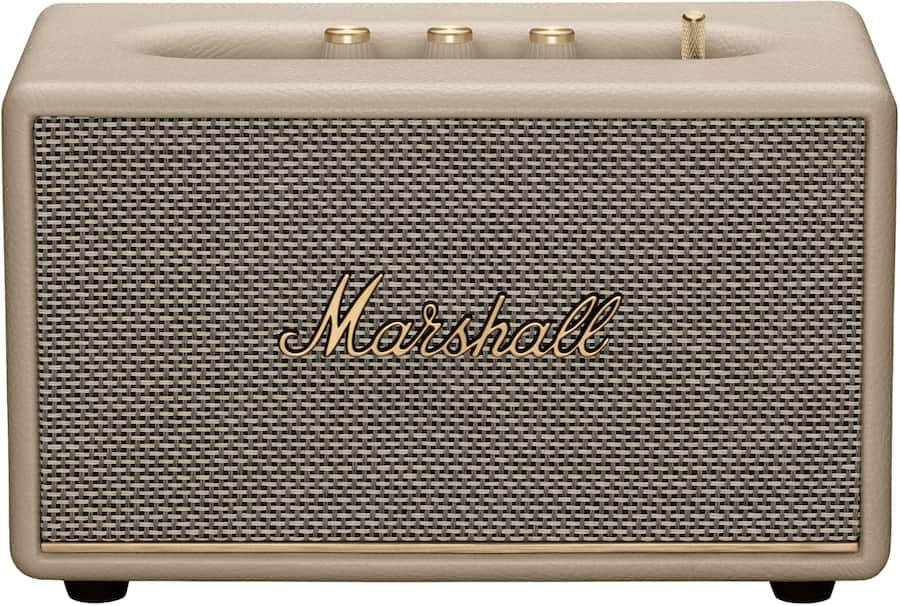 Marshall - Acton III Bluetooth Home Speaker with Bass / Treble / Volume Controls and 3.5 mm Auxil... | Best Buy U.S.