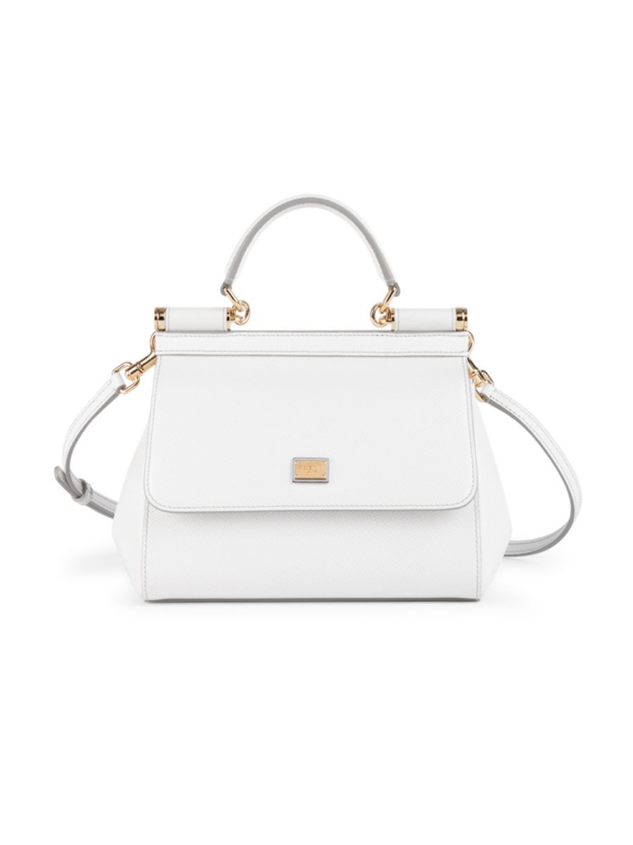 Small Sicily Leather Top Handle Bag | Saks Fifth Avenue