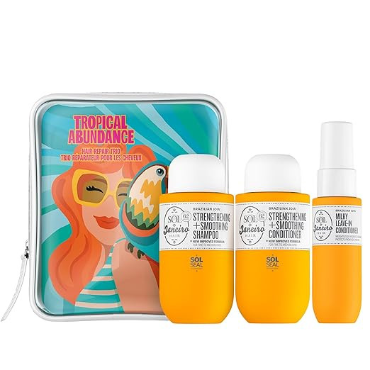 Sol de Janeiro Tropical Abundance Hair Repair Trio Travel Set | Jet Set | Sulfate Free Brazilian ... | Amazon (US)